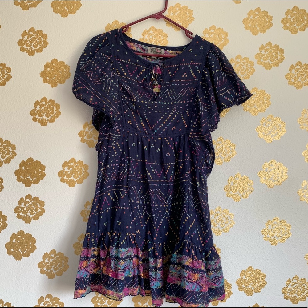 Dark blue dress